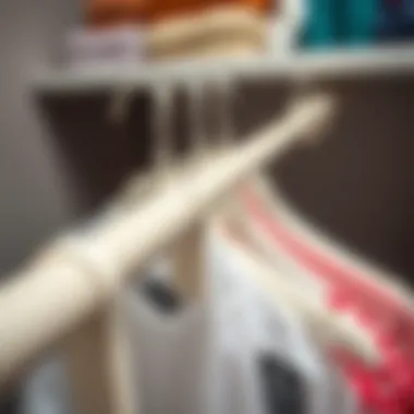 Variety of materials used for folding closet rods