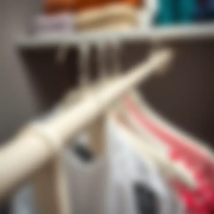 Variety of materials used for folding closet rods