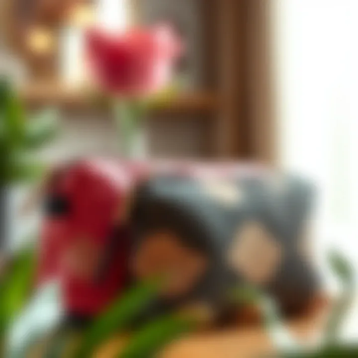 Chic Makeup Bags with Unique Textures Chic makeup bags showcasing different textures and patterns