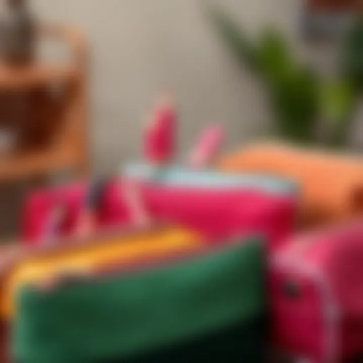 A Collection of Stylish Pencil Cases Stylish pencil cases in various colors and designs