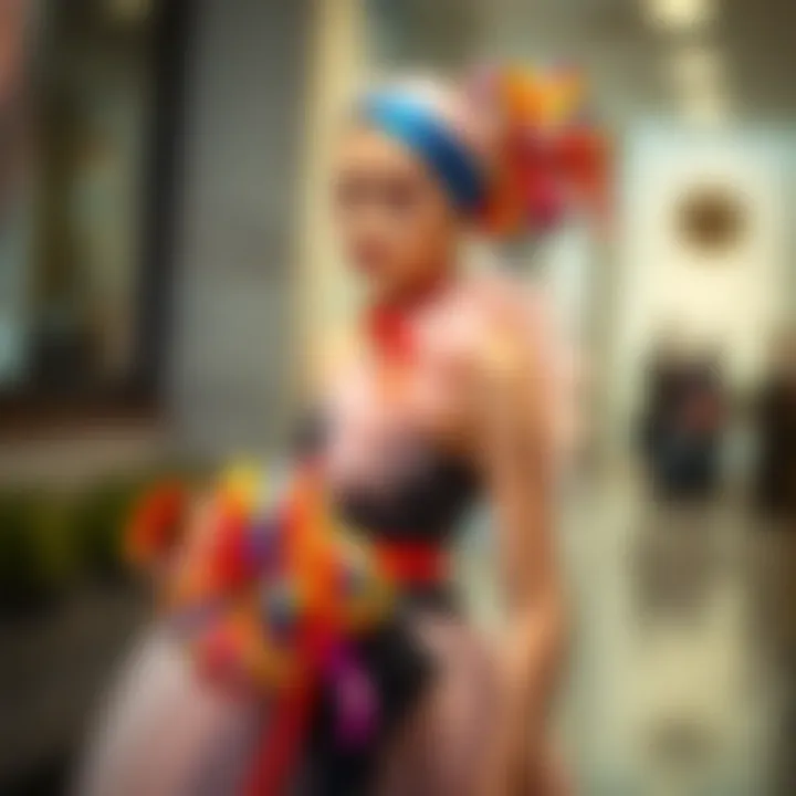 Fashion Forward: Innovative Uses of Rainbow Curling Ribbon Fashion design incorporating rainbow curling ribbon elements