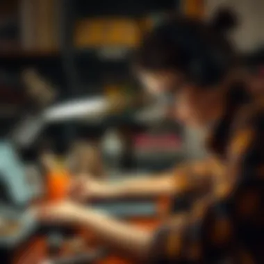 An assortment of hobbyist activities enhanced by magnification