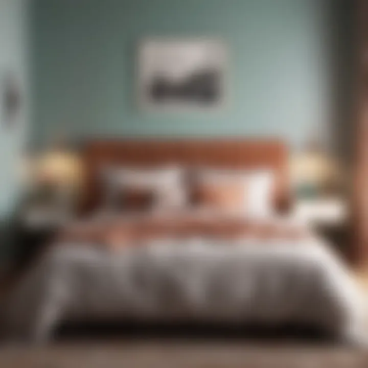 An elegant color palette that harmonizes various tastes in bedroom decor.