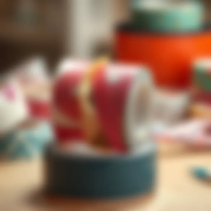 Creative Crafting with Adhesive Tapes Crafting projects showcasing the use of adhesive tapes