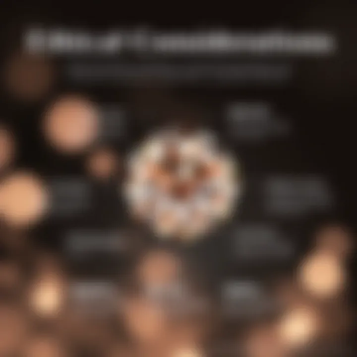 Infographic depicting the ethical considerations in purchasing Moissanite.