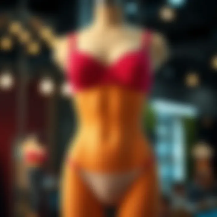 The Elegance of Waist Slimming Thongs Stylish waist slimming thong displayed on a mannequin