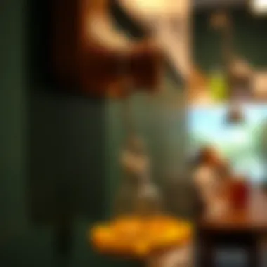 Close-up of a waterproof sticky hook supporting decorative items