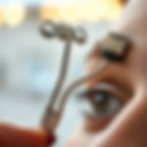 Innovative eyelash curling tool designed for modern grooming