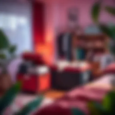 Enhancing Home Aesthetics Aesthetic presentation of foldable boxes enhancing home decor