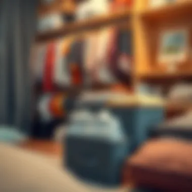 Efficient Space Organization Foldable clothes storage boxes facilitating efficient space management