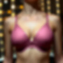 Elegant front closure bralette showcasing its seamless design