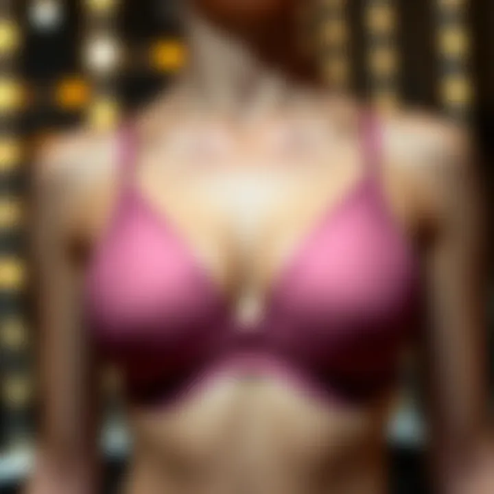 Seamless Elegance of the Front Closure Bralette Elegant front closure bralette showcasing its seamless design