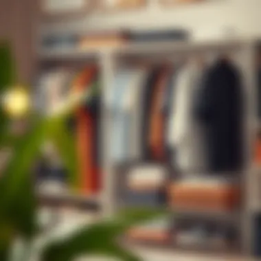 Practical tips illustrated for the effective arrangement of clothing within organizers.