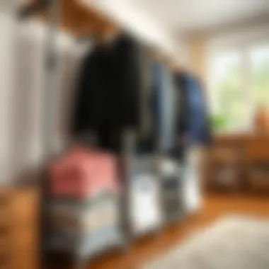 Comparison chart of different stacking clothes organizer models, emphasizing features and benefits.