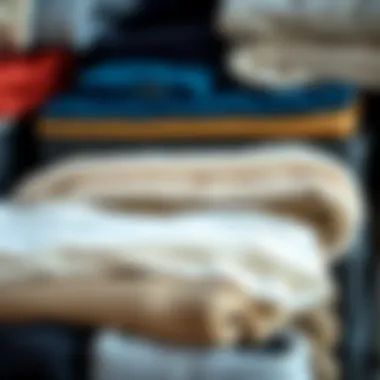 A variety of materials used in stacking clothes organizers, highlighting durability and design.