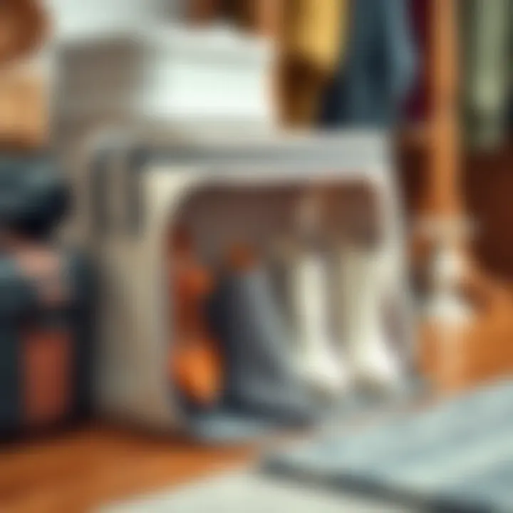 Notable Maximizing Space with a Collapsible Shoe Organizer