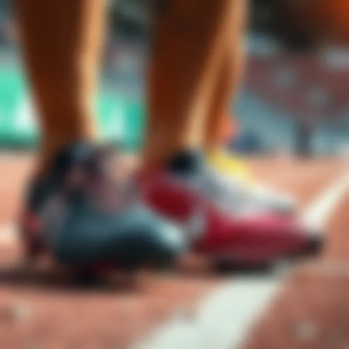 Comparison of various sprinting spikes on different surfaces