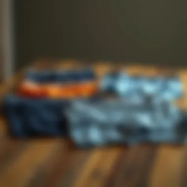 Exploring Different Styles of Underwear Variety of underwear styles displayed on a flat surface