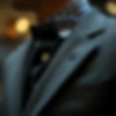 Craftsmanship in Merell Wrapt Tailoring Detail of craftsmanship in Merell Wrapt tailoring