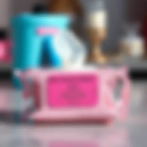 Nail Polish Wipes in Packaging Close-up view of nail polish wipes in packaging