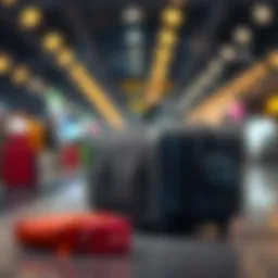 Compact travel bag showcasing innovative space-saving design