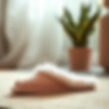 Comfortable peep slippers made from high-quality materials