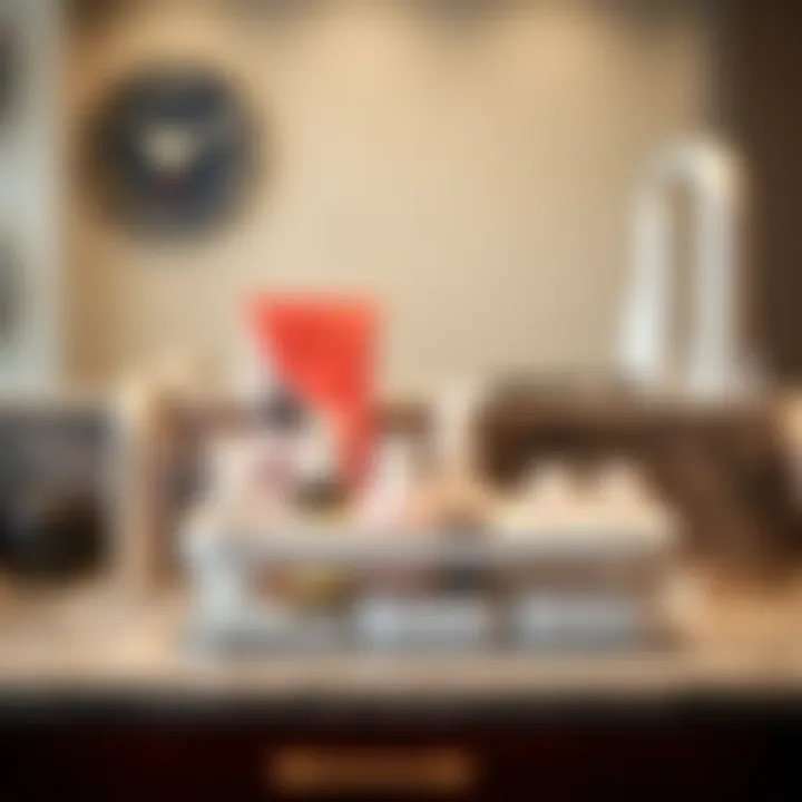 Stylish portable bathroom organizer showcasing multiple compartments