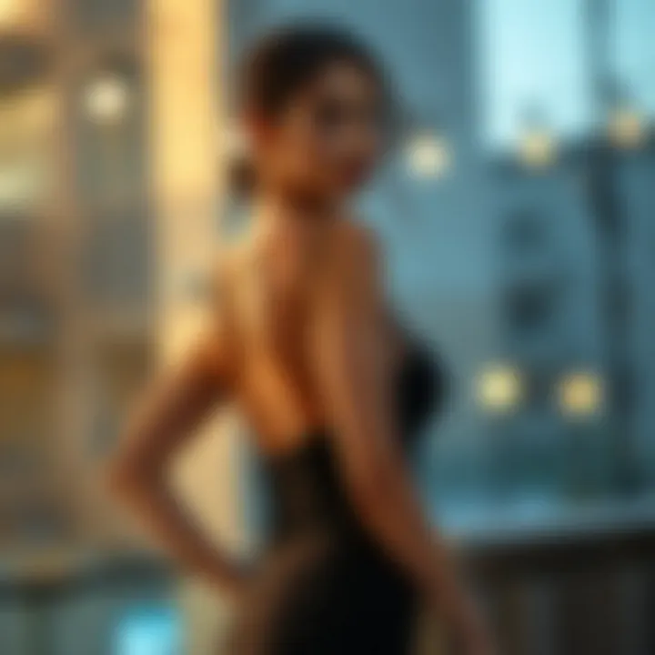 Elegant ruched mesh bodycon dress on a model showcasing its silhouette