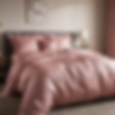 Stylish Bedroom Decor with Satin Duvets Stylish bedroom decor featuring satin duvet sets in various colors