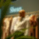 Elegant display of Shean clothing collection