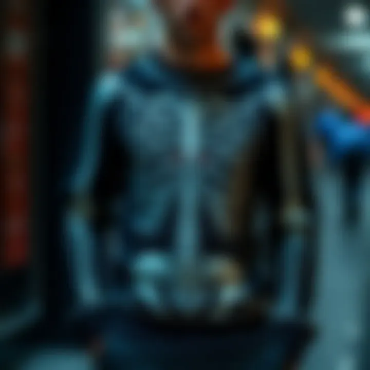 Stylish skeleton sweater showcasing intricate design