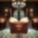 Elegant strapless camisole displayed on a chic background