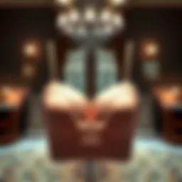 Elegant strapless camisole displayed on a chic background