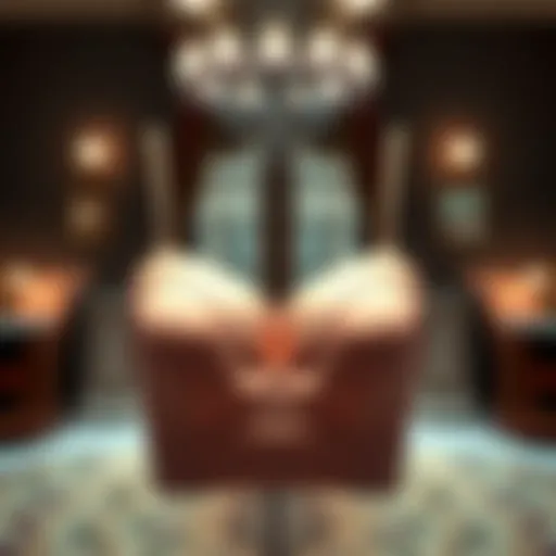 Elegant strapless camisole displayed on a chic background