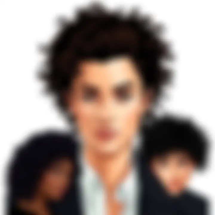 Stylish hairstyle featuring yaki curly hair, demonstrating various styling techniques.