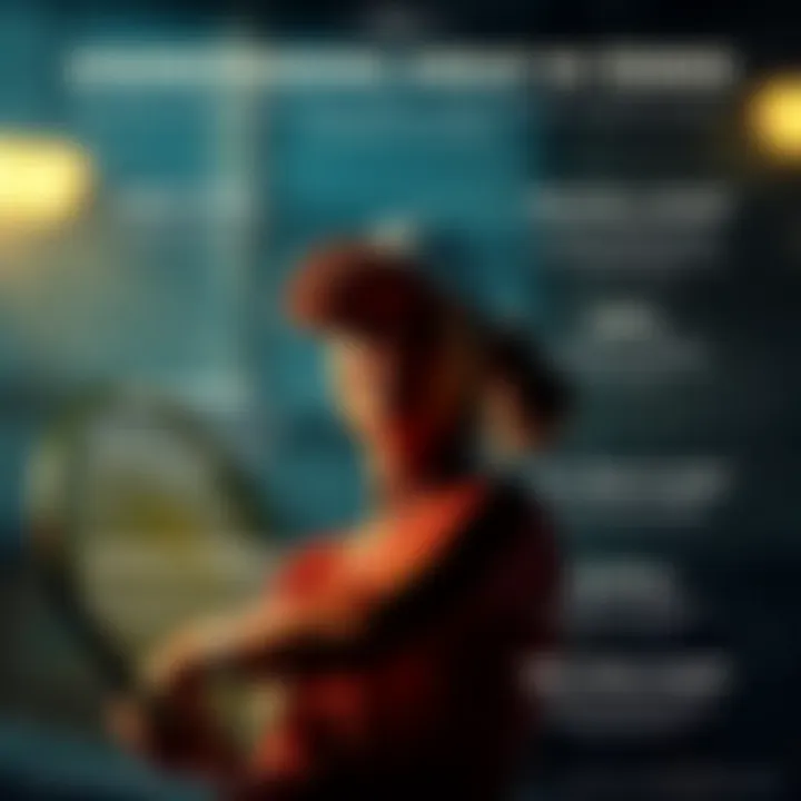 Infographic showcasing benefits of sweat management in tennis