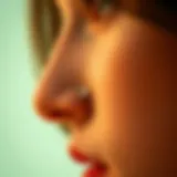 Delicate flower stud nose ring design