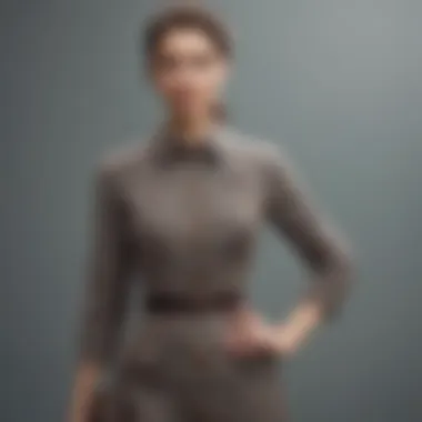 Chic Styling of a Button Front Tweed Dress Stylish button front tweed dress paired with accessories for a chic look