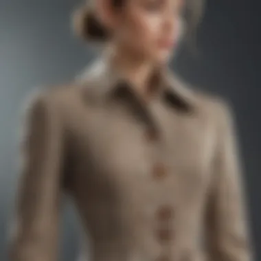 Eco-Friendly Materials in Tweed Dresses Sustainable aspects of the button front tweed dress represented by eco-friendly materials