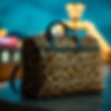 Elegant Leopard Print Laptop Bag Elegant leopard print laptop bag showcasing vibrant design