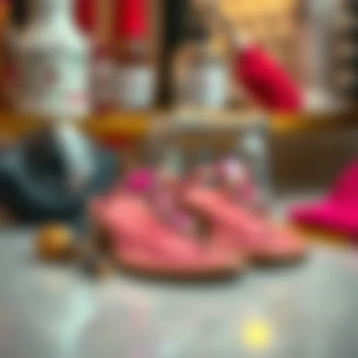 Care and Maintenance Tools for Pink Rhinestone Sandals Care and maintenance tools for pink rhinestone sandals