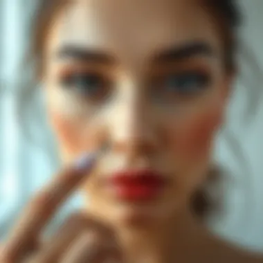 Demonstration of the application technique for thin magnetic lashes.