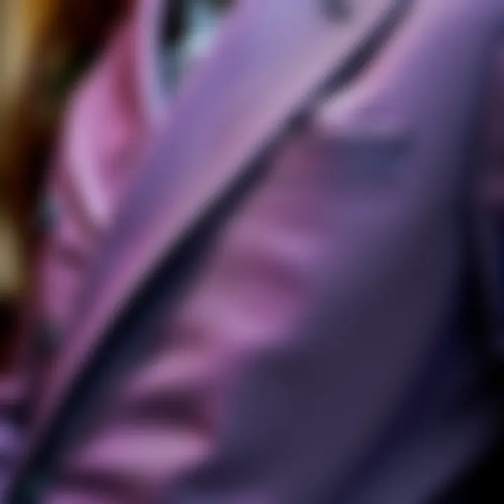 Textile Excellence: A Deep Dive into Fabrics Close-up of intricate fabric details of a blazer vest