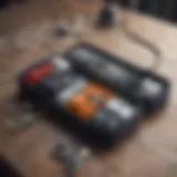 Travel cord organizer displaying various cables neatly stored