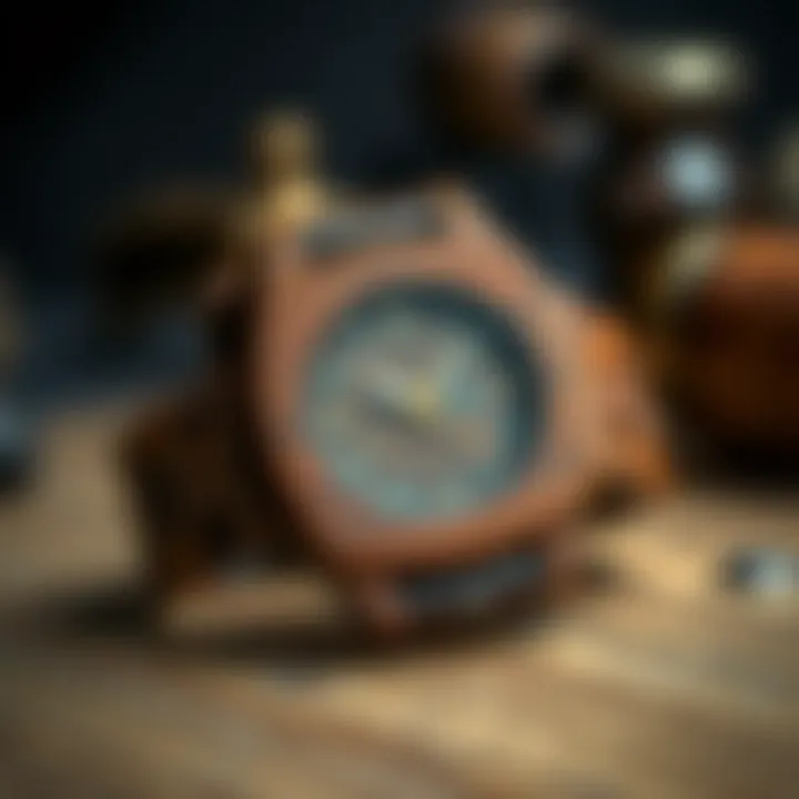 The Art of Crafting Square Wooden Watches Artistic depiction of square wooden watch craftsmanship