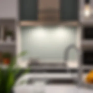 Variety of solid color options for peel and stick backsplash