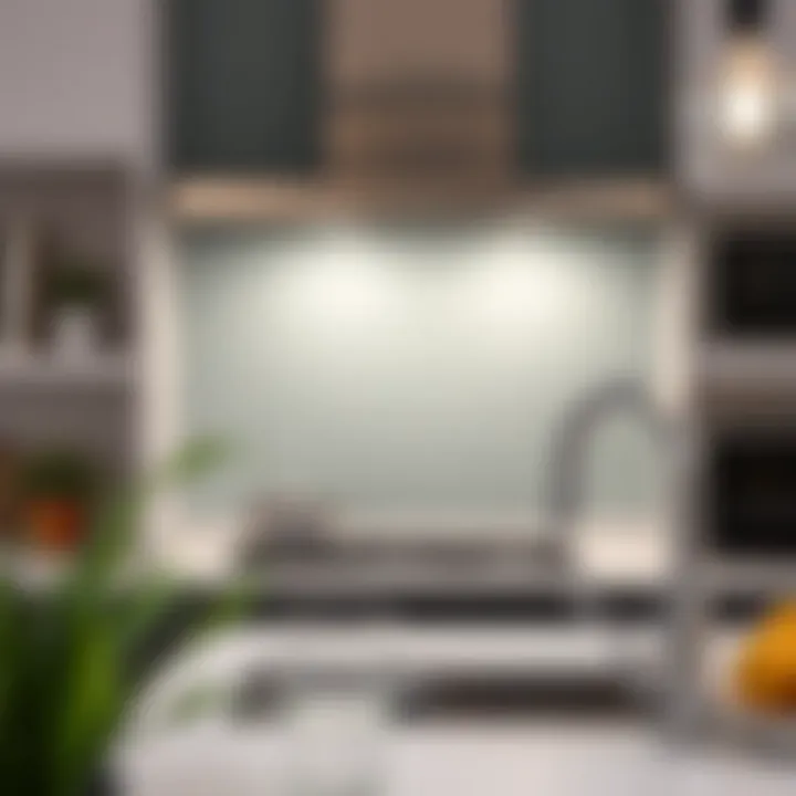 Variety of solid color options for peel and stick backsplash