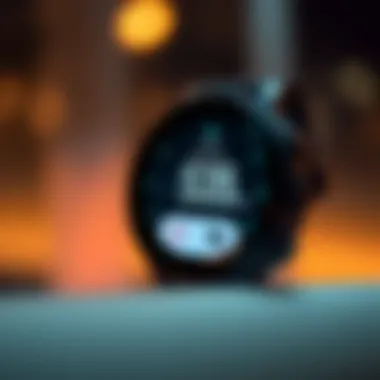 User interface of a fitness tracking application