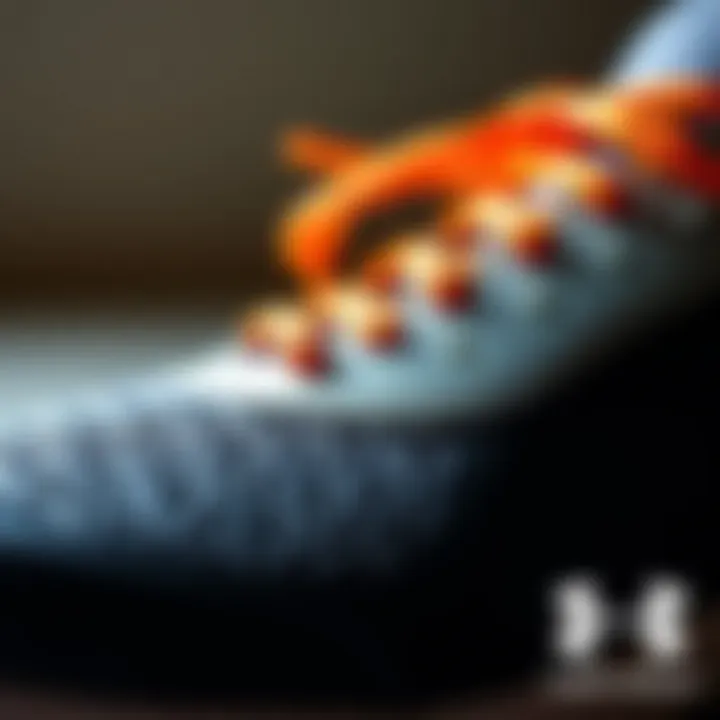 Close-up of advanced materials used in Under Armour footwear