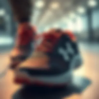 Innovative design of Under Armour breathable shoes showcasing mesh technology